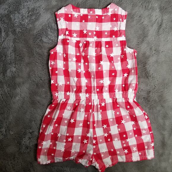 Baby Gap Gingham Sleeveless Romper 4 - Picture 2 of 6